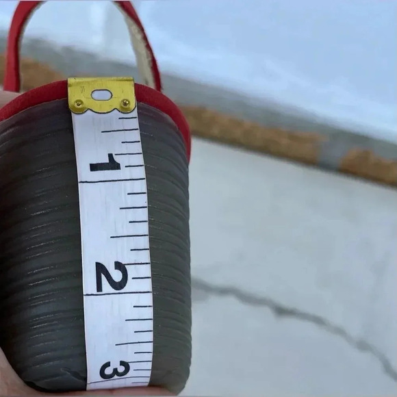 COPY - Fly London Ylfa Scarlet Red Leather Lace sandals size 8 - Picture 14 of 14